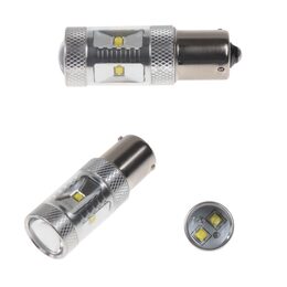 CREE LED BAU15S 12-24V, 30W (6x5W) bílá
