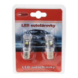 CREE LED BAU15S 12-24V, 30W (6x5W) bílá