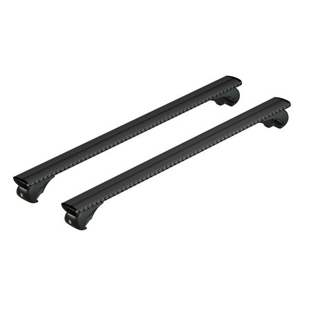 Střešní nosiče NORDRIVE SILENZIO RAIL M (120cm) na podélníky (černé tyče)