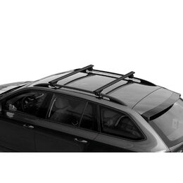 Střešní nosiče NORDRIVE SILENZIO RAIL M (120cm) na podélníky (černé tyče)