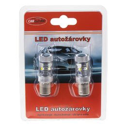 CREE LED BAY15D 12-24V, 30W (6x5W) bílá