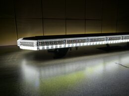 LED rampa 1240mm, oranžovo červeno/modrá+bílá, 10-30V, ECE R65