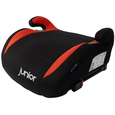 Podsedák do auta Junior MAX PLUS 15-36kg, červený s ISO FIX