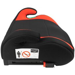 Podsedák do auta Junior MAX PLUS 15-36kg, červený s ISO FIX