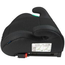 Podsedák do auta Junior MAX PLUS 15-36kg, černý s ISO FIX