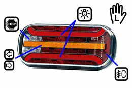 Sdružené světlo FT-230 LED s mlhovkou