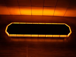 LED rampa 760mm, oranžová+bílá, 12-30V, ECE R65
