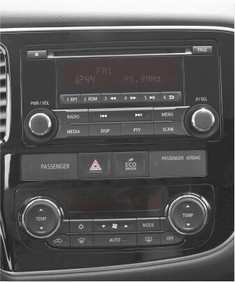 2DIN redukce pro Mitsubishi Outlander 2006-