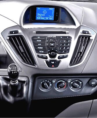 2DIN redukce pro Ford Transit Custom 2012-