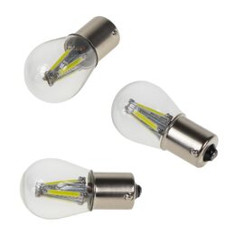 LED žárovka 12V s paticí BA15S bílá, 13LED/3SMD