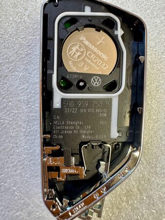 Náhr. klíč pro VW, Škoda, 3tl., 434MHz, 5HG 959 753, 5E3 959 752E