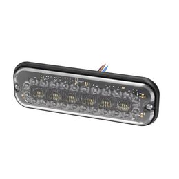 Zadní červené obrysové LED světlo s výstražným oranžovým světlem, 12-24V, ECE R65