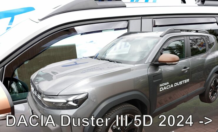 Ofuky oken - Dacia Duster 5D r.v. 2024-> (+zadní)