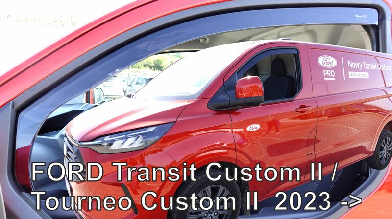 Ofuky oken - Ford Transit/Tourneo Custom 2D r.v. 2023->, přední