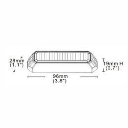 PREDATOR 4x3W LED, 12-24V, oranžový, ECE R65