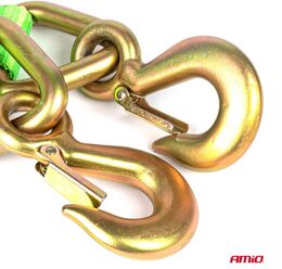 Tažné lano 5m 60mm 9t HAK+HAK - certifikát EM pro EU