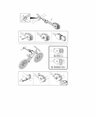 Držák rámu kola MENABO dvojitý na široké rámy