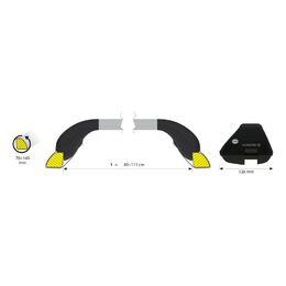 Střešní nosiče NORDRIVE SNAP ALU S FORD Focus Combi r.v. 2008-2011 s podélníky