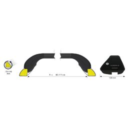 Střešní nosiče NORDRIVE SNAP STEEL S FORD Focus Combi r.v. 2008-2011 s podélníky