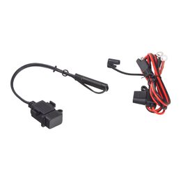 Zásuvka s panelem nabíjecí 1x USB voděodolná, 136cm