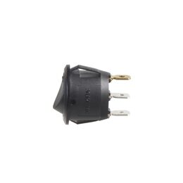 Spínač kolébkový kulatý 20A zelená LED