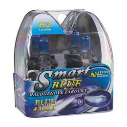 Halogen. žárovka 12V s paticí H3, Blue white 4300K 100W