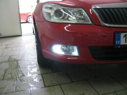 CREE LED 5W bílá, BAY15D (P21/5W) 12-24V