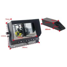 SET bezdrátový kamerový systém s monitorem 7" AHD, DVR, pro vysokozdvižné vozíky