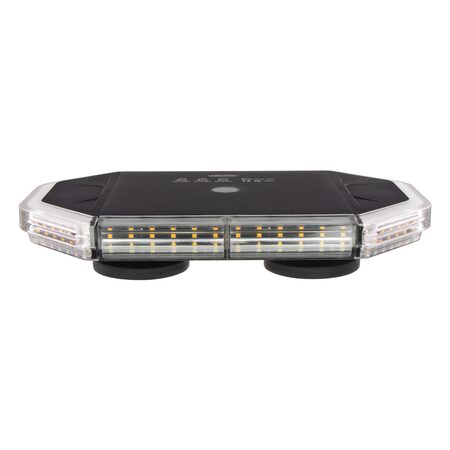 LED rampa 280mm, oranžovo bílá, magnet 10-30V, ECE R65