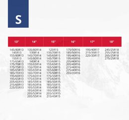 Textilní sněhové řetězy S EN16662-1 Önorm - 2 ks