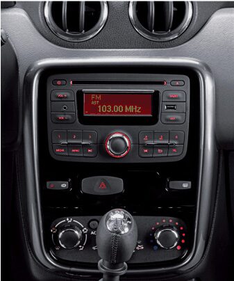 2DIN redukce pro Dacia Lodgy, Dokker, Duster, Logan 2012-