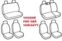 Autopotahy Škoda Fabia I, nedělená zadní sedadla, od r.1999-2007, Eco kůže+ alcantara šedé