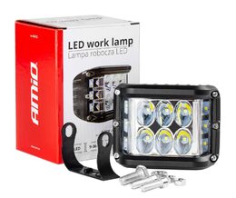 LED světlo hranaté, 6 x 5W + 6 x 3W , ECE R10, 180°