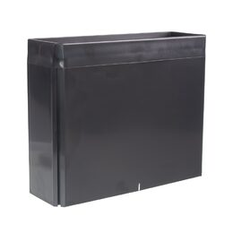 Univerzální box s otvorem DIN, vnější rozměry v67 x š204 x hl164mm
