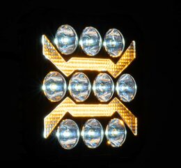 LED pracovní světlo 9-36V 54W 10000lm 110x110x38mm