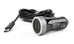 Nabíječka do auta 12/24V Micro C + 2x USB 2.4A