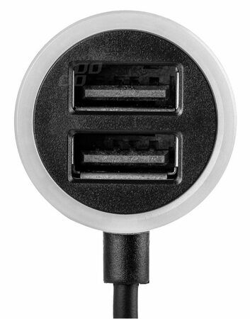 Nabíječka do auta 12/24V Micro C + 2x USB 2.4A