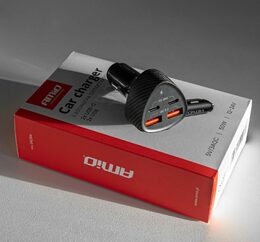 Nabíječka do auta 50W 2xUSB-A + 2xUSB-C