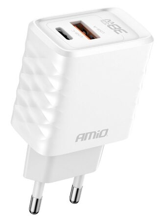 Síťová nabíječka 38W USB-A + USB-C