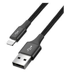 USB Kabel 4v1 černý, 2xUSB-C, 1x Lightning, 1xmicro 3,5A 1.2m