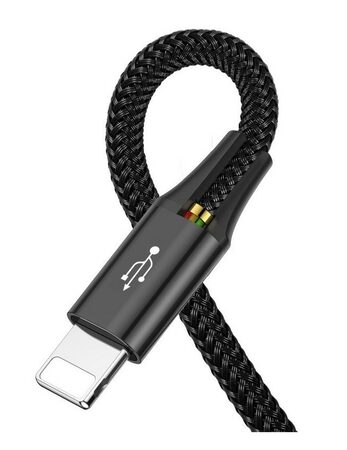 USB Kabel 4v1 černý, 2xUSB-C, 1x Lightning, 1xmicro 3,5A 1.2m