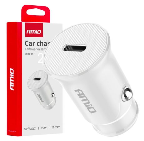 Nabíječka do auta USB-C 20W 12/24V