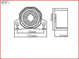 Signalizace couvání 12-80V