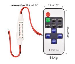 Dálkové ovládání k LED žárovkám a páskům