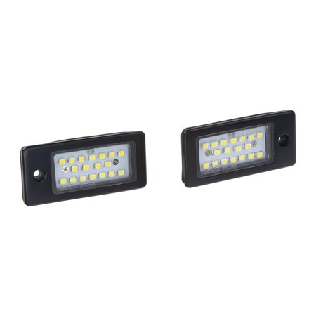 LED osvětlení SPZ do vozu Audi A3, A4, A6, A8, Q7, hliníkové provedení