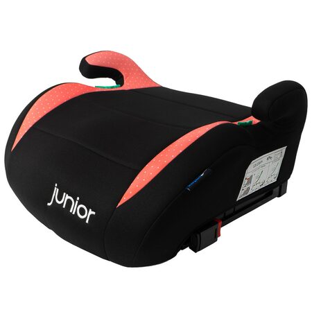 Podsedák do auta Junior MAX PLUS 15-36kg, růžový s ISO FIX