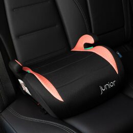 Podsedák do auta Junior MAX PLUS 15-36kg, růžový s ISO FIX