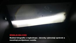 V20 LED H4 bílá, 12/24V, 5000LM