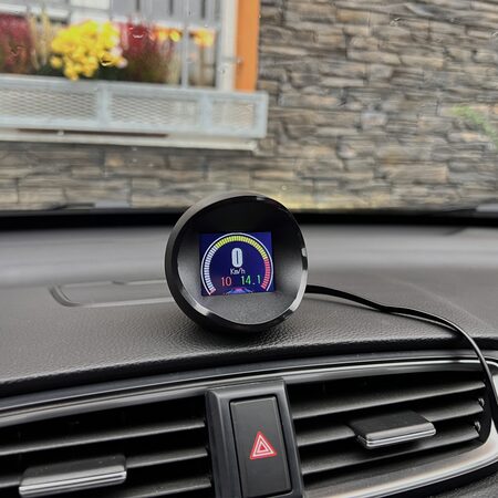 Palubní DISPLEJ 1,88" LCD, OBDII, GPS měřič rychlosti
