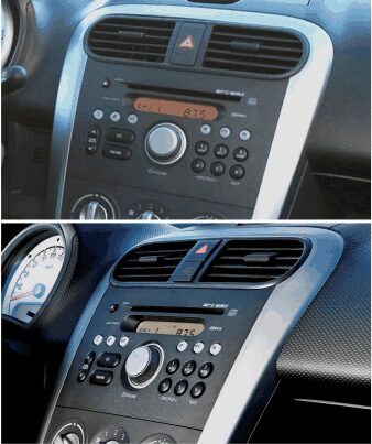 2DIN redukce pro Opel Agila B 08-14, Suzuki Splash 04/2008-14